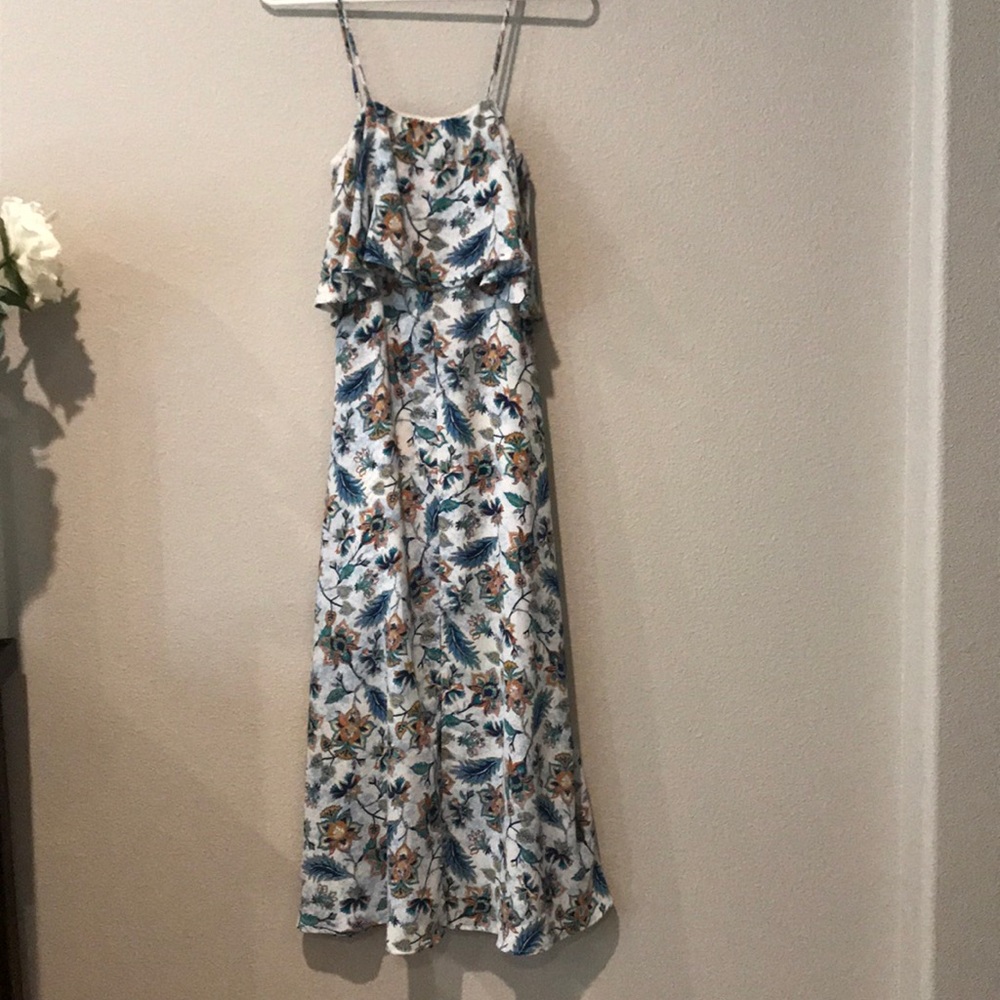 Midi floral print dress